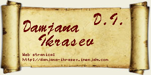 Damjana Ikrašev vizit kartica